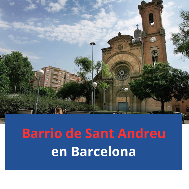 Barrio de Sant Andreu en Barcelona